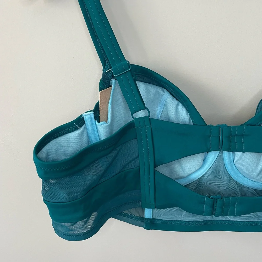 Adore me NWT mesh panel bikini top - Picture 8 of 11